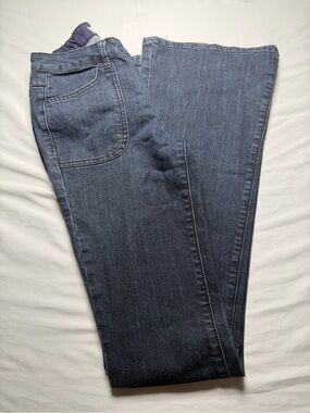 2.1 Denim Women's Dark Blue Wide-Leg Jeans